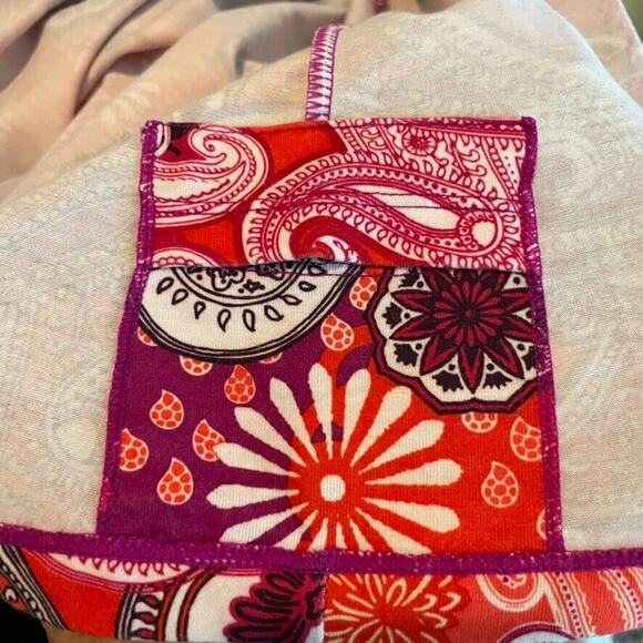 prAna Sleeveless Paisley Print Dress Size M Surplice Neckline & Hidden Pocket - Picture 7 of 8